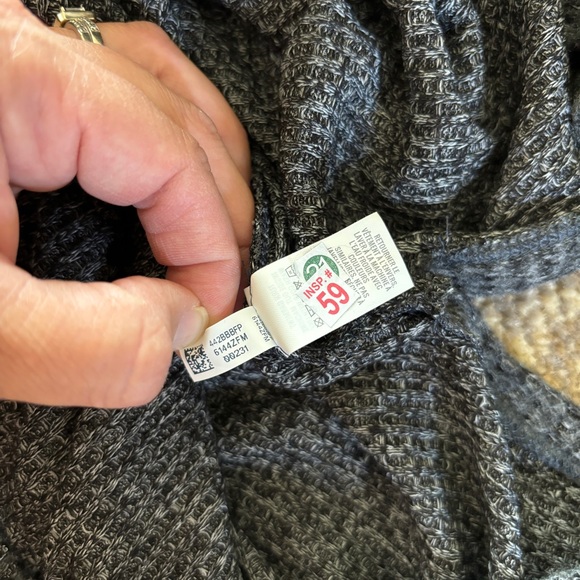 Aerie | NWT matching waffle charcoal gray sleepwear sweater set - Picture 7 of 16